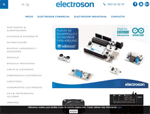 Tablet Screenshot of electrosonsansebastian.com